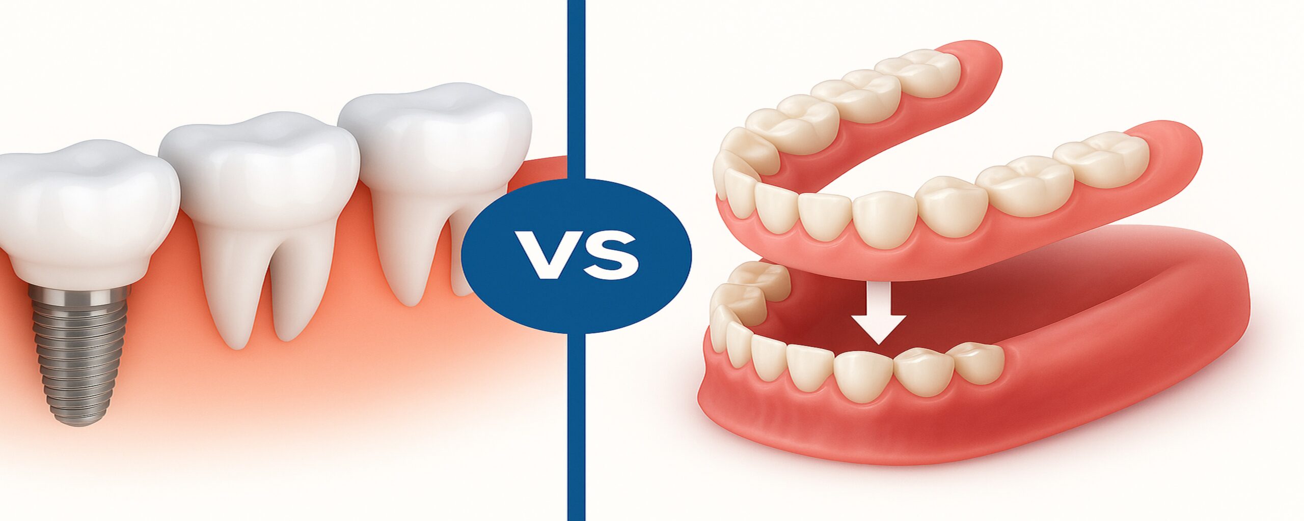 Dental Implants vs. Dentures1